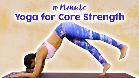 10 Min Yoga Workout: Core, Abs, Belly Fat, Yoga with Sheena, At Home, Free Class, Weight Loss