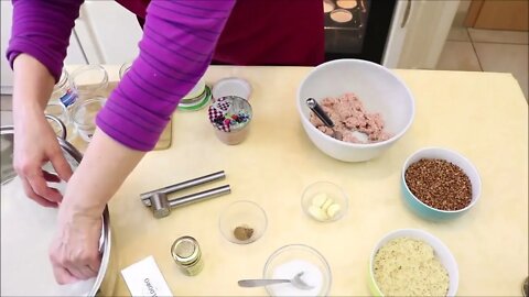 Einkochen, Mahlzeit im Glas, Hausgemacht, Vorrat, Hackfleisch einkochen