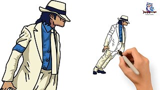 How to Draw Michael Jackson - Smooth Criminal