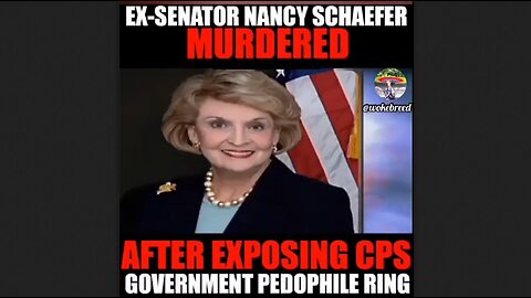 Ex-Senator Nancy Schaefer Murdered After Exposing CPS Child Trafficking Ring