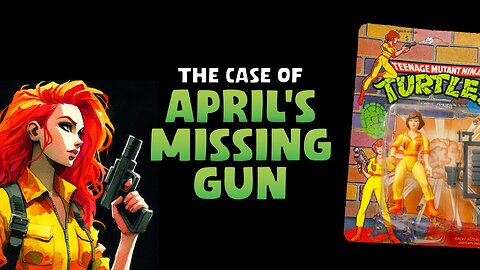 April O'Neil's Iconic Gun REMOVED on TMNT Action Figure Package Art