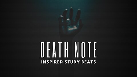 Death Note Inspired Study Music~ One Hour LoFi Trap & Alt / Hip Hop