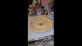 Easy Mardi Gras King Cake-Add Cream Cheese Butter Cinnamon Pecan Filling to Crescent Roll Dough Ring