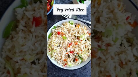 Street Style Veg Fried Rice #shorts