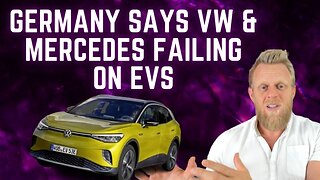 German analysts say VW & Mercedes have fallen behind on EVs