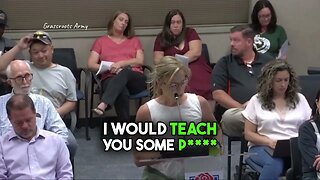 Mom Reads Book To School Board, "Do You Know How To Eat P****y" School Board Sits In Silence