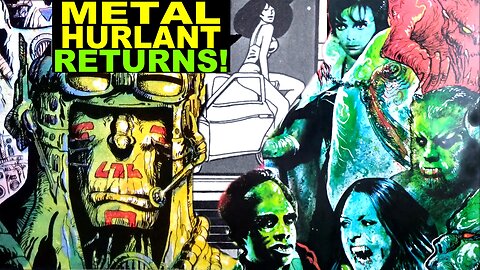 SCI-FI Horror Comics Magazine Metal Hurlant 18 - Heavy Metal Artists include MOEBIUS, Druillet