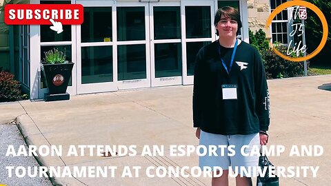 Aaron Attends An Esports Camp And Tournament At Concord University!