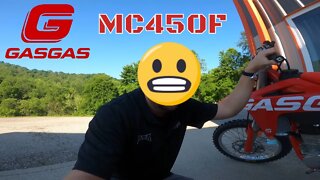 2021 GasGas MC450F | Break In Ride (Pre-Delivery) (4K)
