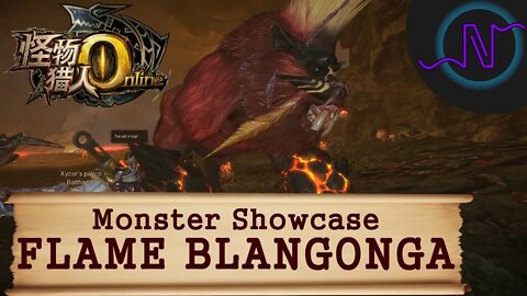 Flame Blangonga - Monster Showcase - Monster Hunter Online