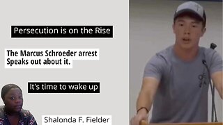 The Marcus Schroeder arrest Speaks out about it