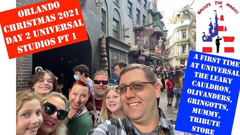 Universal Studios Orlando | Day 2 PT 1 | Wizarding World | Mummy | Tribute Store