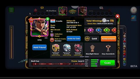 New League 8 Ball pool Game Adventure League,