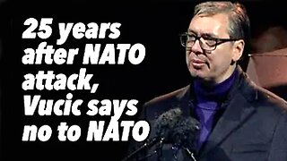 25 years after NATO attack, Vucic says no to NATO PREVOD SR