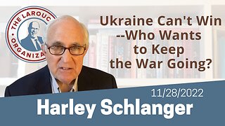 Ukraine Can't Win --Who Wants to Keep the War Going?