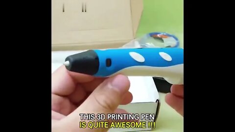 3D printing pen fun way to create things.
