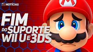 FIM DO SUPORTE PARA O NINTENDO WII U e 3DS