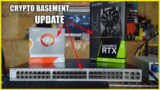 Crypto Mining Basement Update | Changing It UP!!!