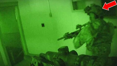 Graphic Green Beret Night Raid (Combat Footage) Special Operations Mission Narration