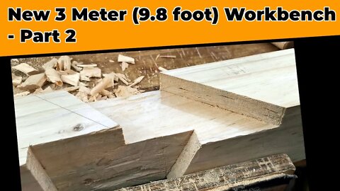 New 3 Meter (9.8 foot) Workbench - Part 2 - Trestle Assembly & Anti Racking Beam