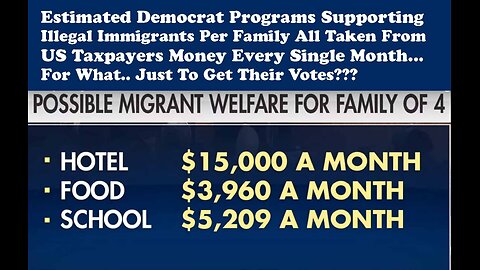 Democrat Secret Funding For Illegal Immigrants 02-29-2024