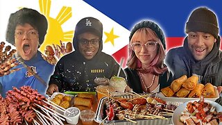 mga dayuhan Trying FILIPINO FOOD for the FIRST TIME