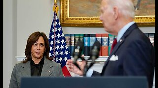 Tense Moments for Kamala Harris as Joe Biden Bumbles Through Rambling Gun Control Speech