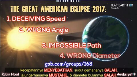 ECLIPSES PROVE FLAT EARTH 101