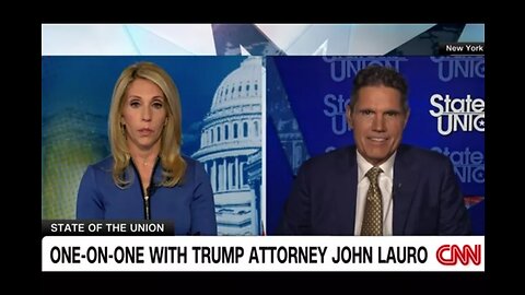 Trump Attorney John Lauro and Dana Bash Spar Over Press Freedom and Speech vs.