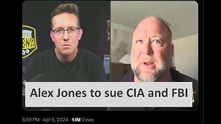 Alex Jones to sue CIA and FBI for civil rights violations
