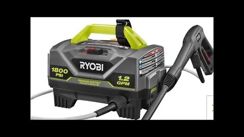 RYOBI 1800 PSI 1.2 GPM Cold Water Electric Pressure Washer ($129)