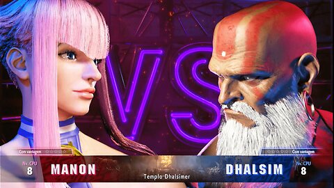 STREET FIGTHER 6 - MANON VS DHALSIM (HARDEST)