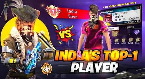 INDIA'S NO.1 BIZON GUN PLAYER VS AJJUBHAI BEST CS FF GAMEPLAY | GARENA FREE FIRE