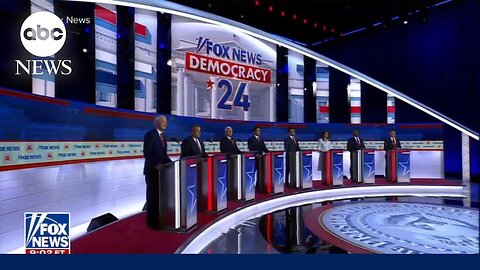 GOP presidential candidates spar for attention at 1st primary debate