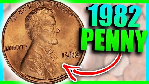 1982 PENNY SMALL DATE VS LARGE DATE - PENNIES WORTH MONEY