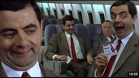 Mr. Bean's Hilarious Adventure: Flying to America