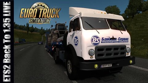 ETS2 Back to 1.35 LIVE on Xubuntu Linux in OpenGL #1 (Euro Truck Simulator 2)