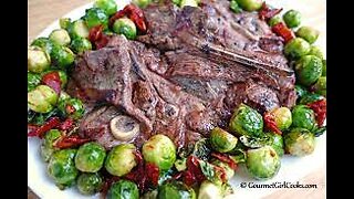 The Best Lamb Chops And Brussel Sprouts