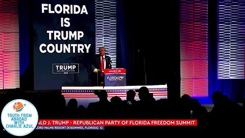 TRUMP SPEAKS AT FLA SUMMIT PT1- 11/05/23 Breaking News. Check Out Our Exclusive Fox News Coverage