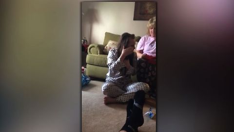 Teen Freaks Out Over New Puppy