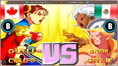 X-Men vs. Street Fighter (markymark15 Vs. RONNY(MX)) [Canada Vs. Mexico]