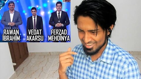 Kurd Idol - Ferzad Mehdînya & Rawan Îbrahîm & Vedat Akarsu REACTION