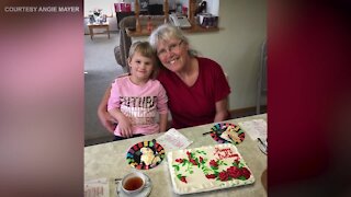 Seven-year-old granddaughter raises money for grandmother's leukemia treatment by cutting off hair