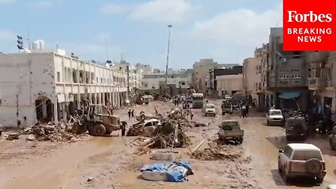 WATCH- Drone Footage Shows Major Flood Damage In Derna, Libya As Death Toll Reaches Over 5,000