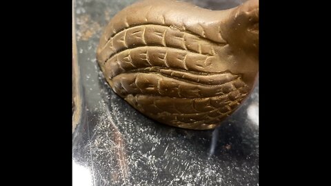 Restoring A Brass Quail Paperweight