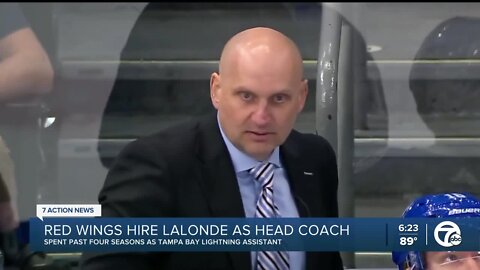 Red Wings hire Derek Lalonde as new head coach