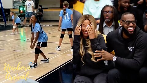 Lebron James Daughter Zhuri Is Embarrassed About His Yelling From The Stands! 🗣