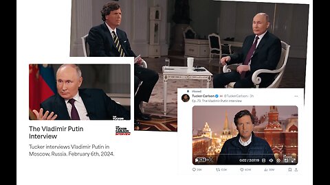 Tucker Carlsonin Vladimir Putin haastattelu suomeksi