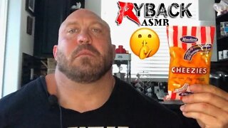 Ryback ASMR Eating Hawkins Cheezies Food Review