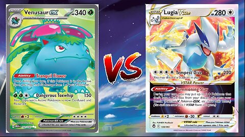 Pokemon TCG Live Venusaur EX Stall VS Lugia VSTAR Snorlax!!